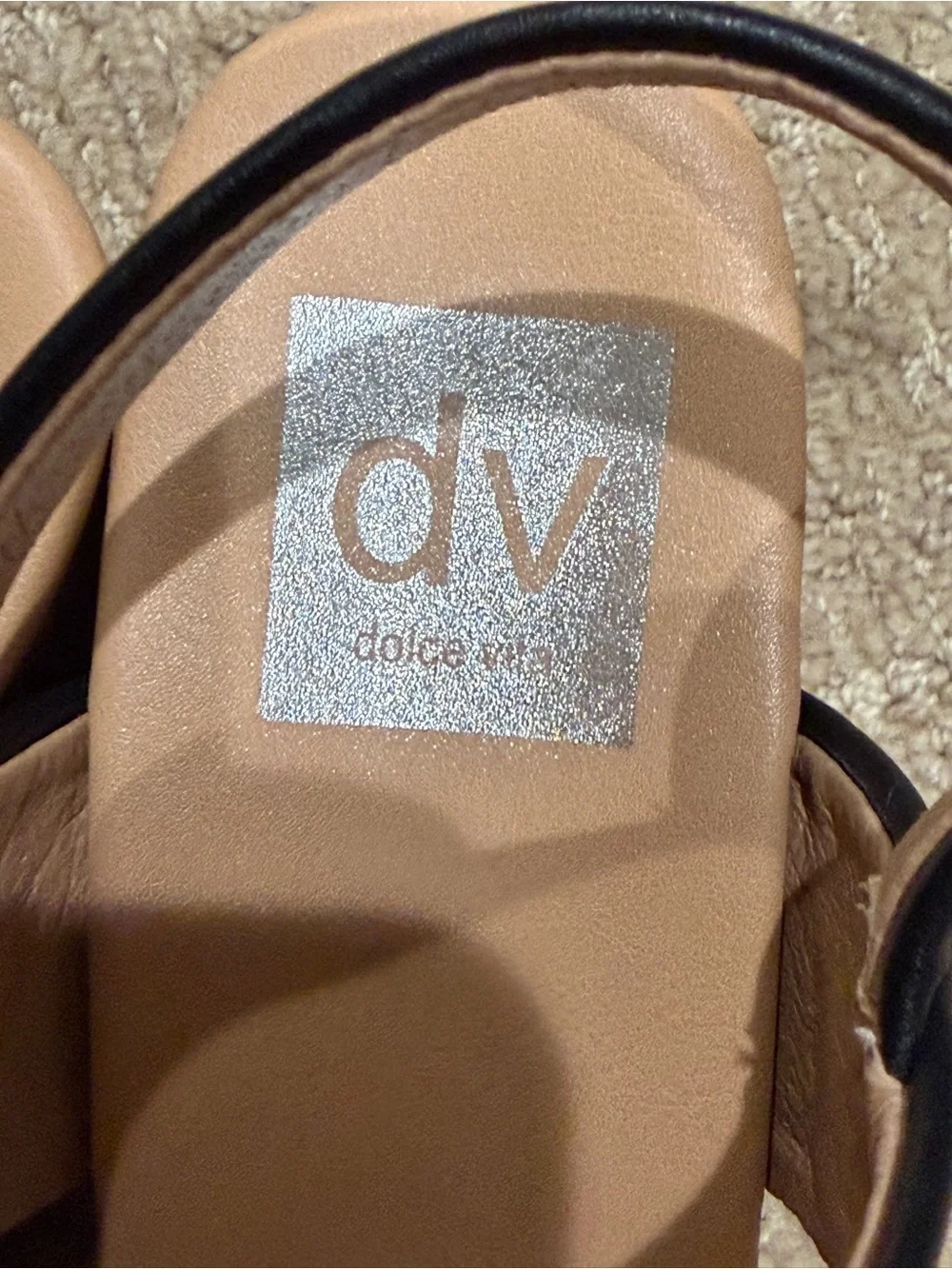 Dolce Vita black strap espadrilles